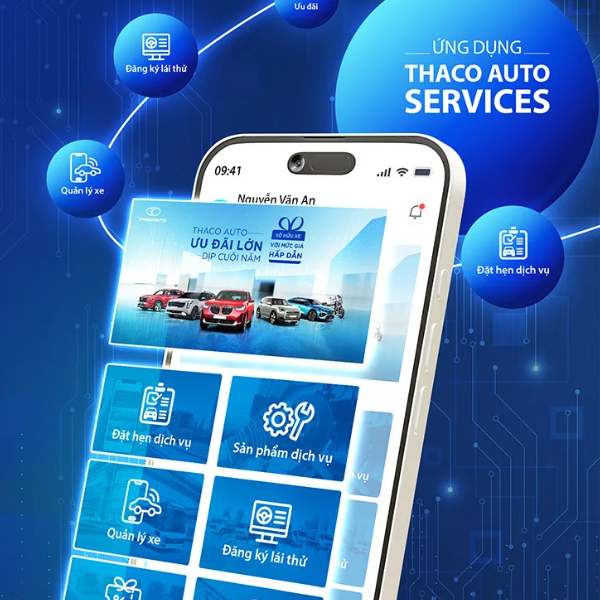 THACO AUTO SERVICES APP – QUẢN LÝ VÀ CHĂM SÓC XE DỄ DÀNG
